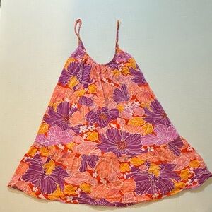 Roxy Floral Boho Tank 🌺 Flowy Summer Top Size S